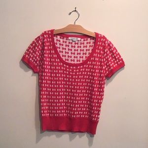 Red Bow Shirt Forever21, Size L. (From New Girl)